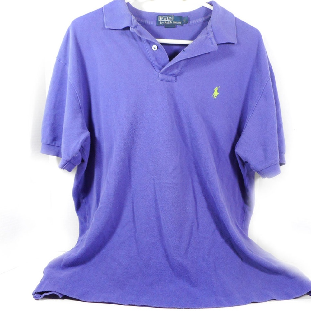 Polo By Ralph Lauren Purple Polo Shirt Size Large